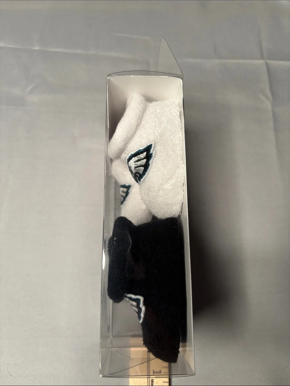 NFL New Philadelphia Eagles Baby Infant Socks Bootie Set - White & Black